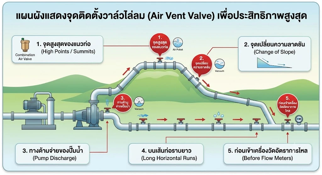วาล์วไล่ลม อุตสาหกรรม