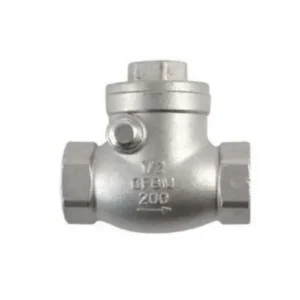 WELL SCV (เช็ควาล์วสวิงสแตนเลสแบบเกลียว - Swing Check Valve 1000 PSI WOG)