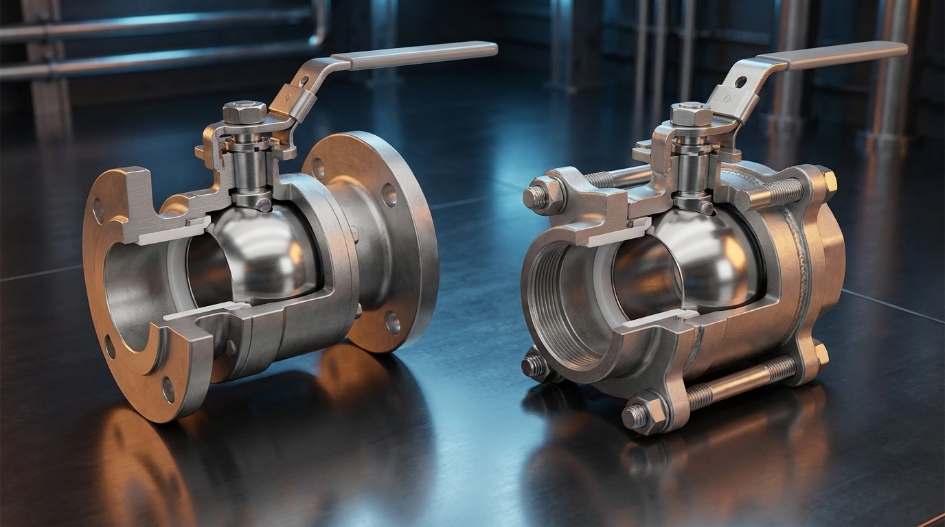 Ball Valve 2PC vs 3PC