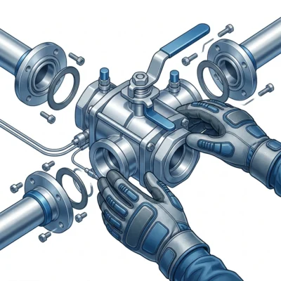 วิธีติดตั้ง 3-Way Ball Valve
