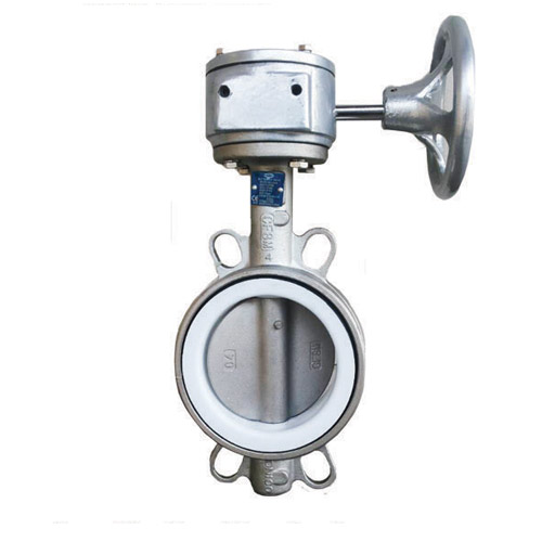 ARITA SBF-T16G (วาล์วปีกผีเสื้อสแตนเลสบ่า PTFE หัวเกียร์พวงมาลัย - 16 Bar)