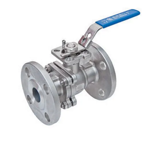 ARITA SMBA-F104 / SMBA-F116 With Mounting Pad (มินิบอลวาล์วสแตนเลสหน้าแปลน มีฐานยึดหัวขับ - JIS 10K)