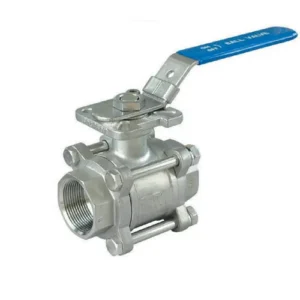ARITA SMBA-S304 / SMBA-S316 With Mounting Pad (มินิบอลวาล์วสแตนเลสแบบเกลียว มีฐานยึดหัวขับ - 1000 PSI)