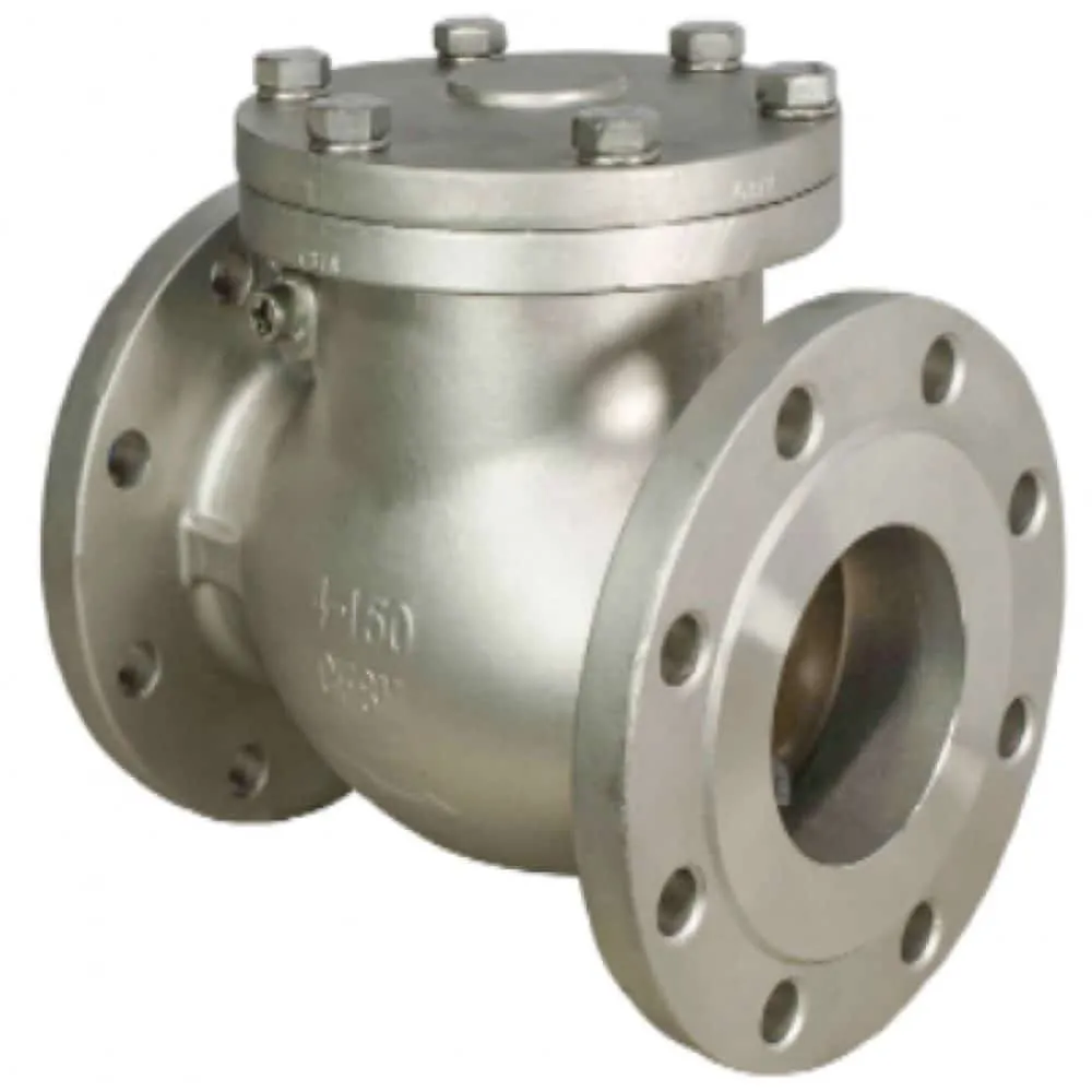 WELL SCVF (เช็ควาล์วสวิงสแตนเลส ปลายหน้าแปลน - Flanged Swing Check Valve)